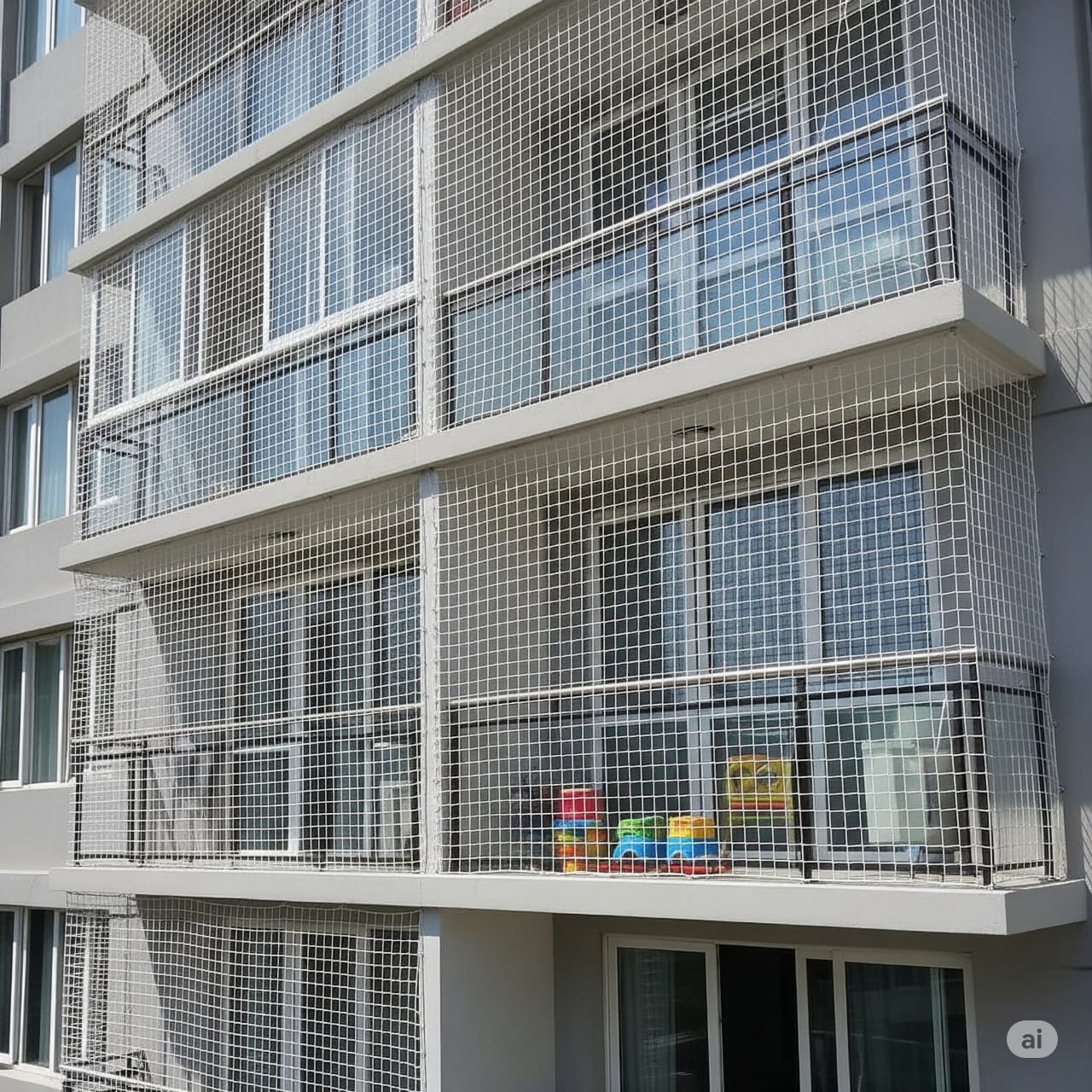 Birds Safety Net Installation